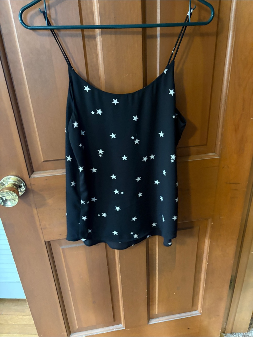 Bar III Black Star Print Cami - Picture 2 of 2
